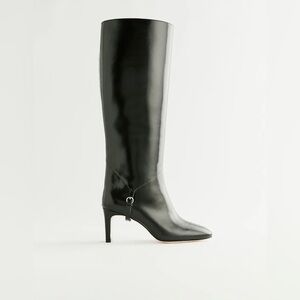 Reformation Gaelle Knee Boot Black - Size 10